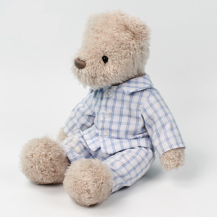 Cute Teddy Bear Plush Wearing Pajamas