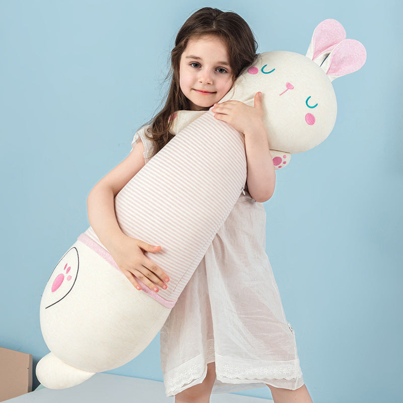 Kids Pure Cotton Rabbit Sleep Pillow Plush Doll