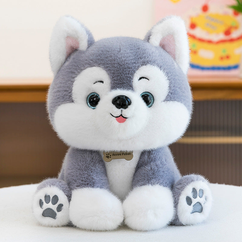 Cute Husky Puppy Plush Doll