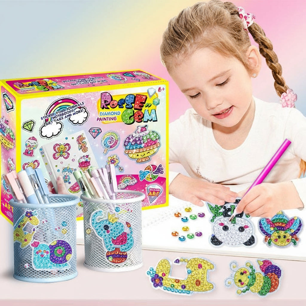 DIY-Diamantmalerei-Aufkleber für Kinder