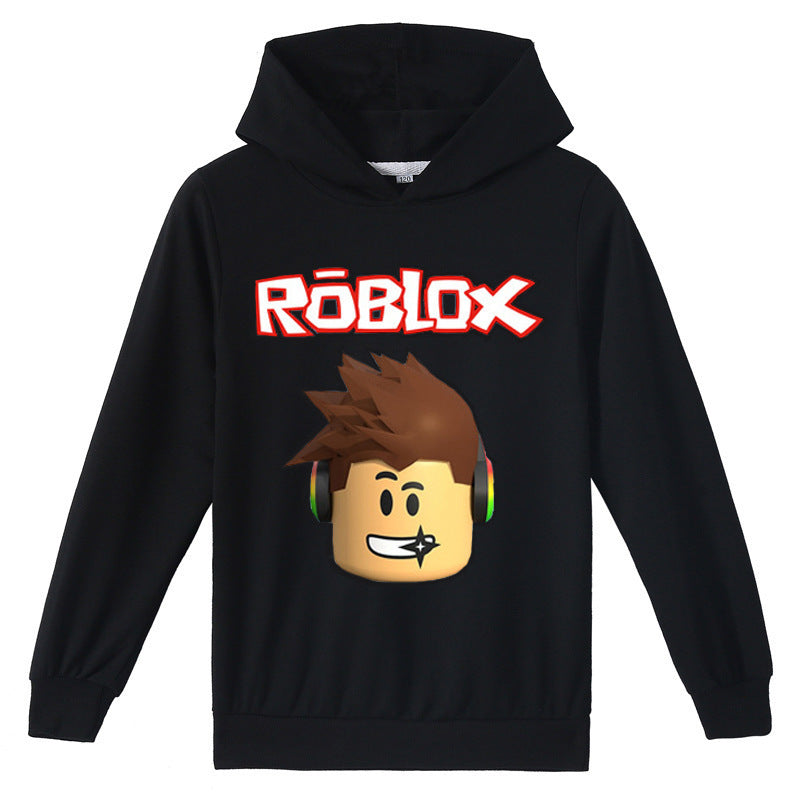 Kids ROBLOX Boys Girls Spring Autumn Hooded Sweatshirt