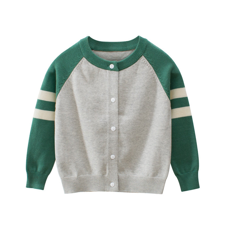 Boys Autumn Jacket Knit Cardigan