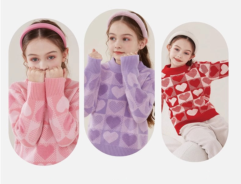 Girls Fashion Soft Sweater