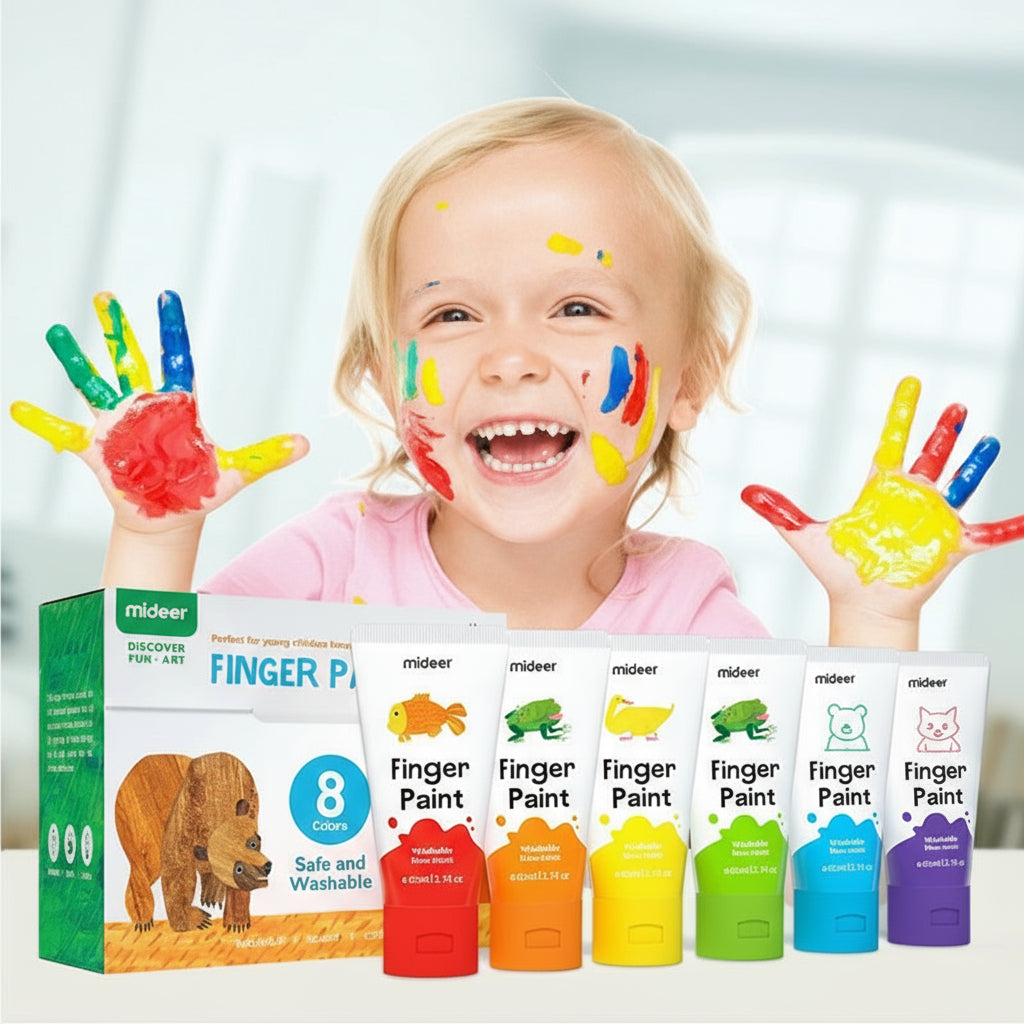 Juego de pintura de acuarela para aprendizaje temprano para niños