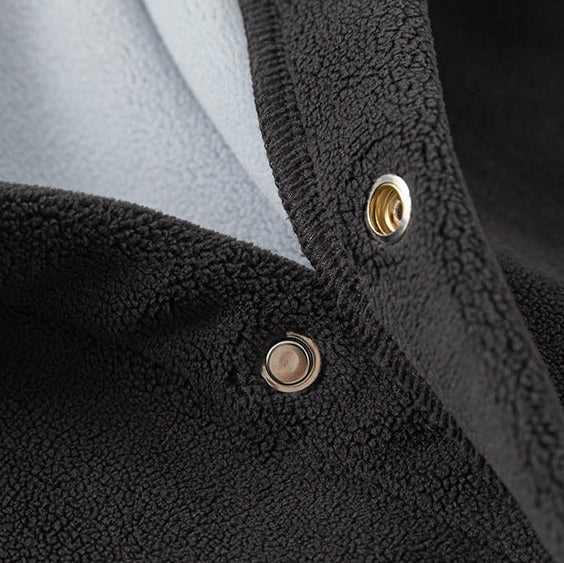 Dicke, warme Fleecejacke mit Kapuze für Jungen