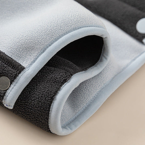 Dicke, warme Fleecejacke mit Kapuze für Jungen