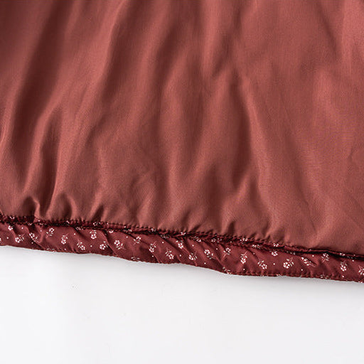 Girls Winter Floral Hooded Padded Jacket