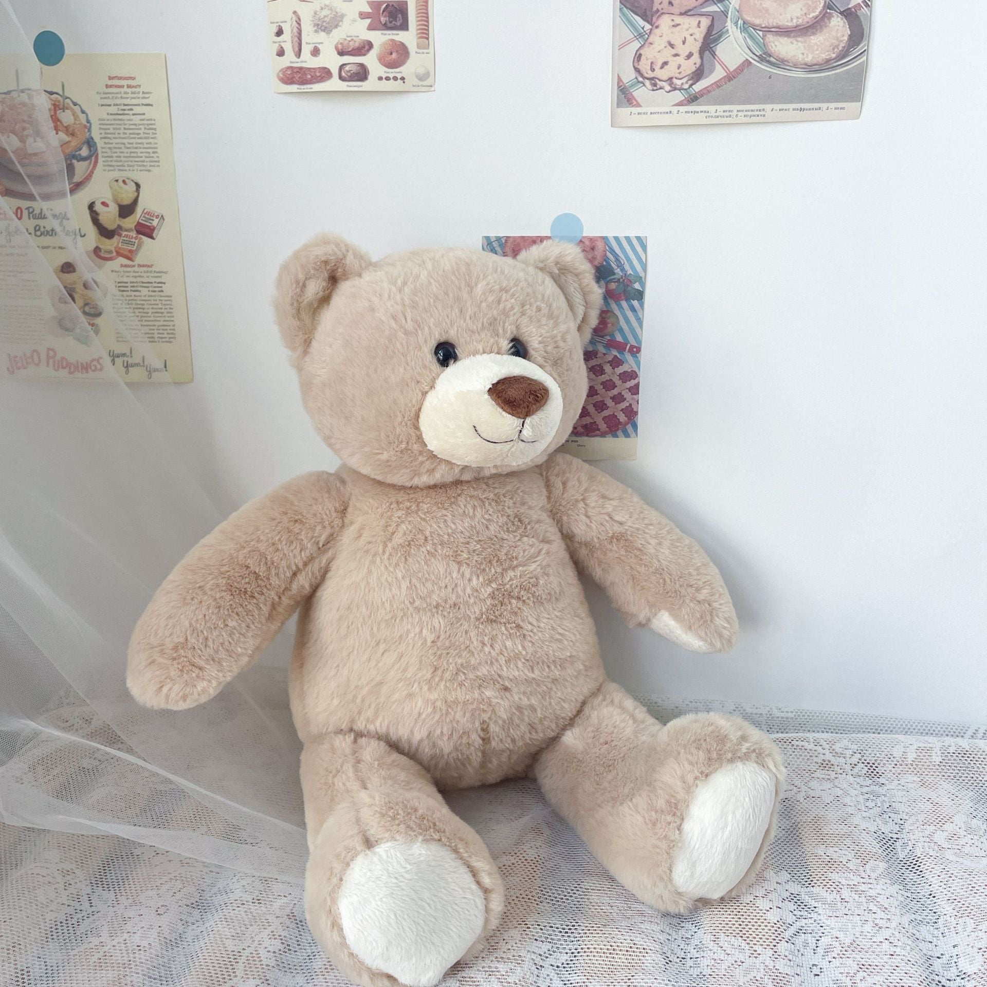 Children’s Light Brown Rice Bear Comfort Plush Toy