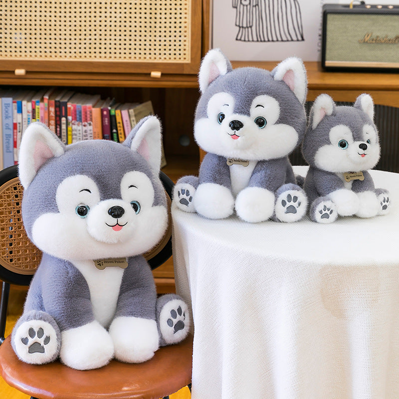 Cute Husky Puppy Plush Doll