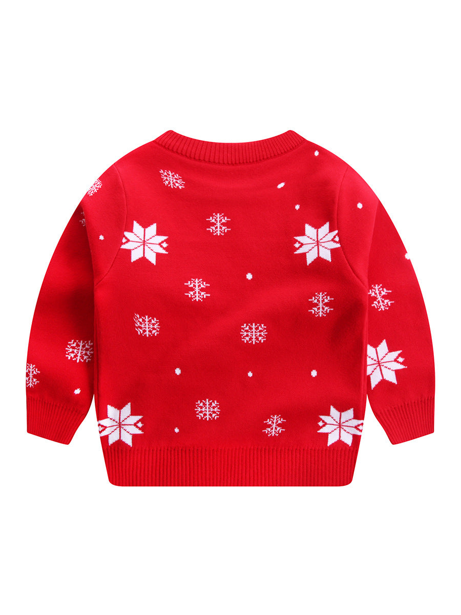 Children's Fashion Cute Long Sleeve Knit Sweater