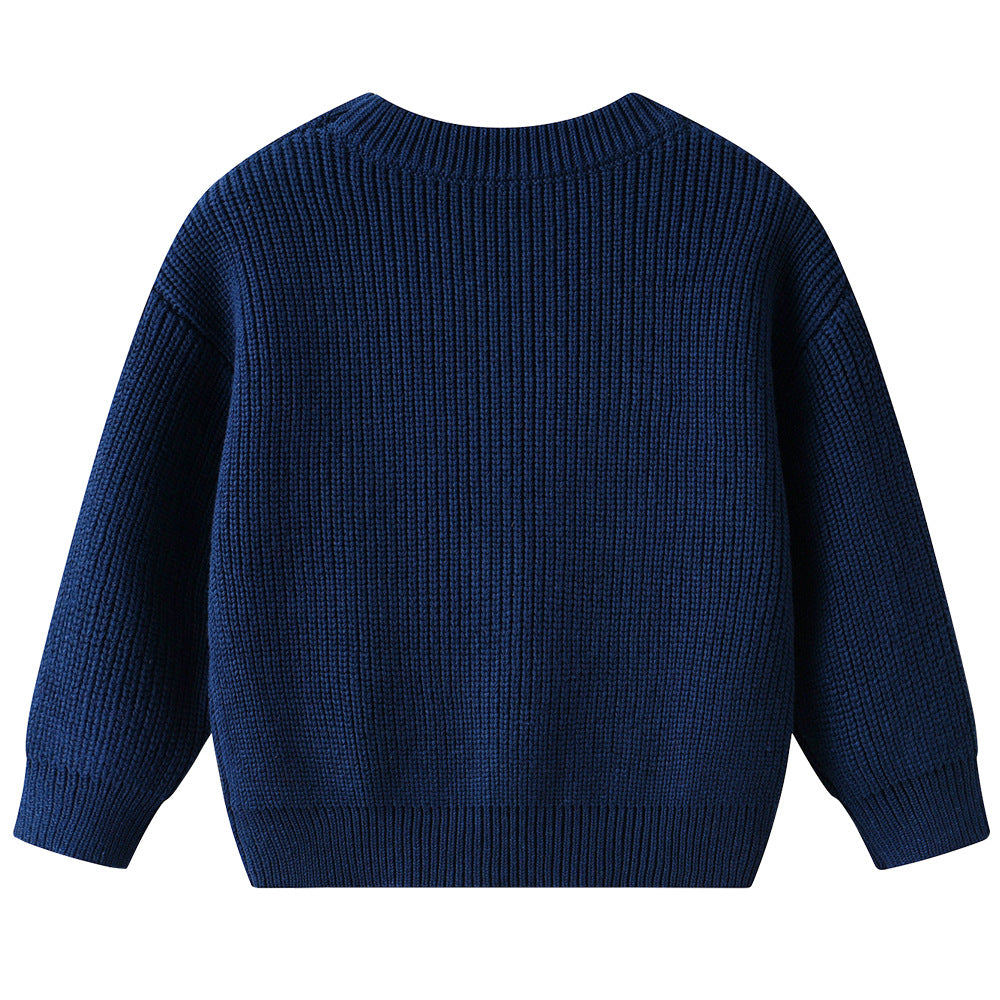 Children's Hand Embroidered HONEY Base Layer Knit Sweater