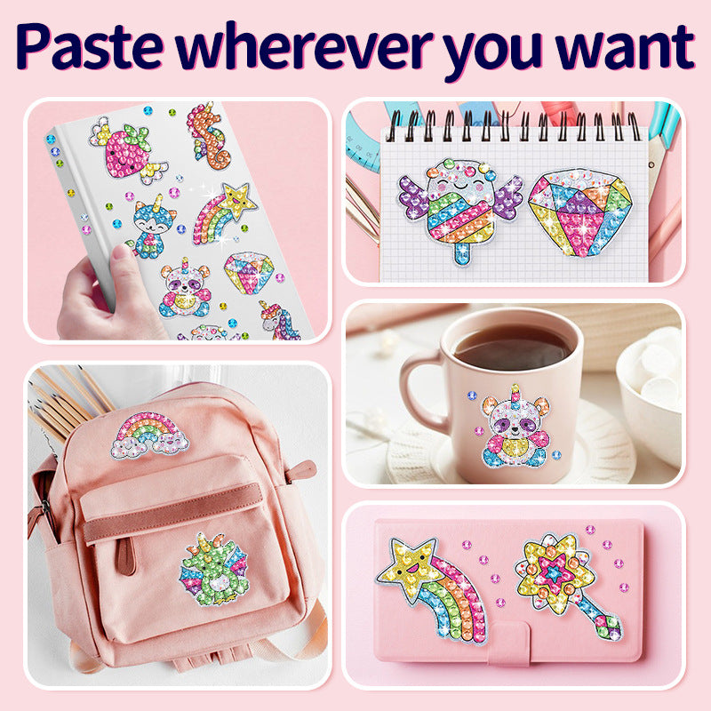 DIY-Diamantmalerei-Aufkleber für Kinder