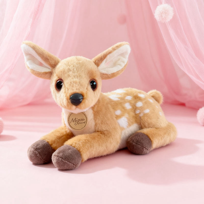 Adorable Realistic Sika Deer Plush Toy