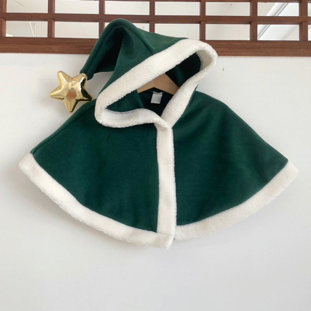 Baby Warm Christmas Cloak with Fleece Lining