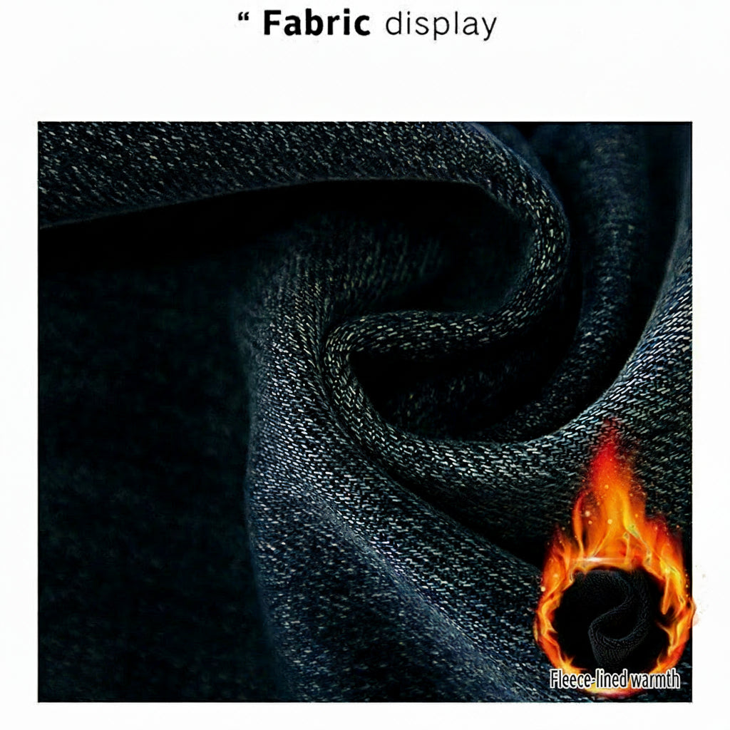 Mädchen Fleecegefütterte warme, niedliche Hasen-Jeans für den Alltag