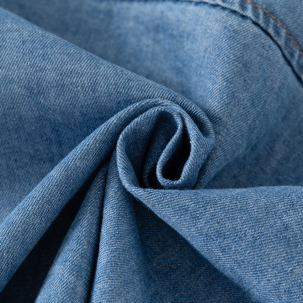 Lässiges Jeanshemd für Jungen mit langen Ärmeln