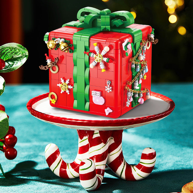 Christmas Gift Puzzle Box Model Building Bricks