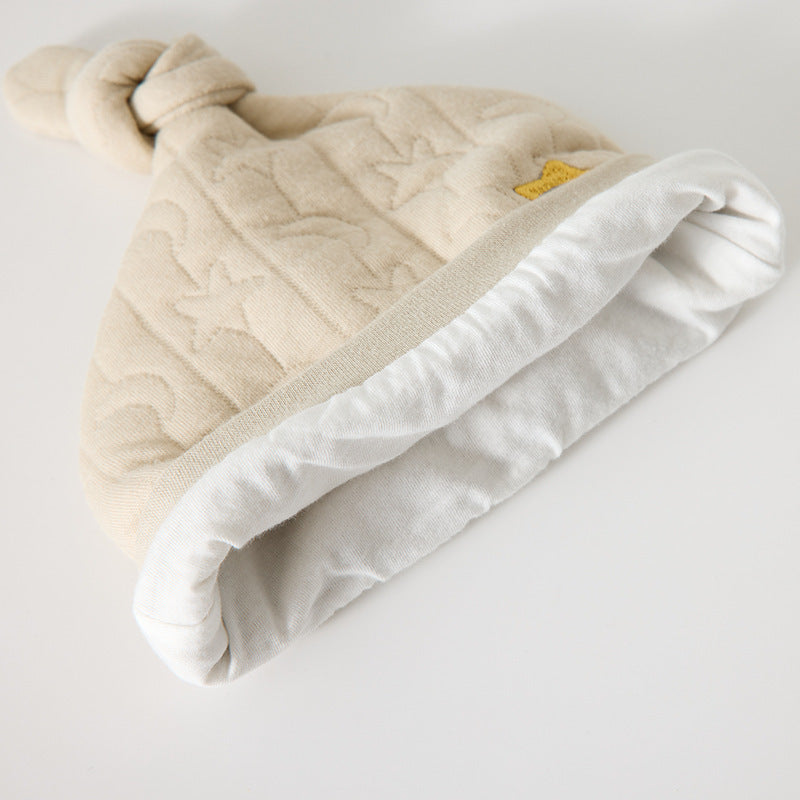 Mameluco acolchado de algodón para bebé con gorro