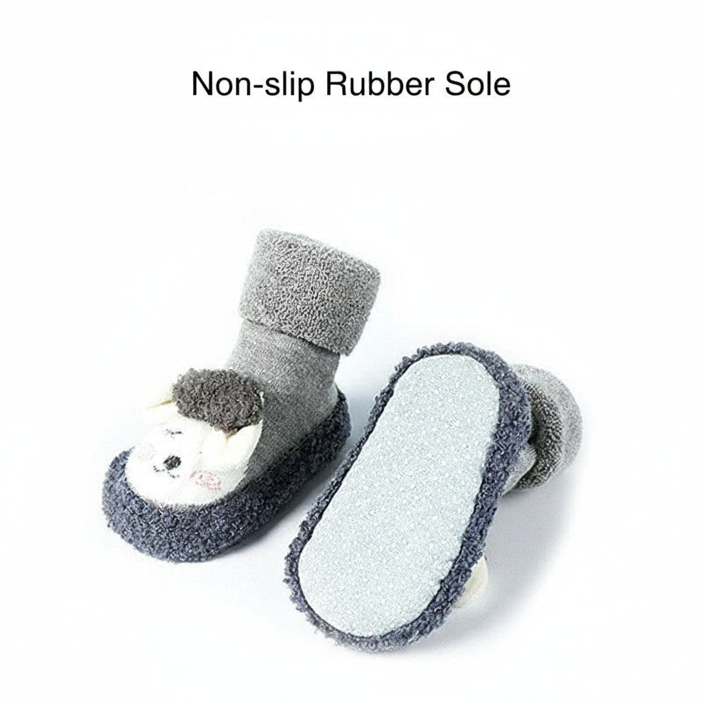 Baby Toddler Fleece Lined Thick Floor Socks