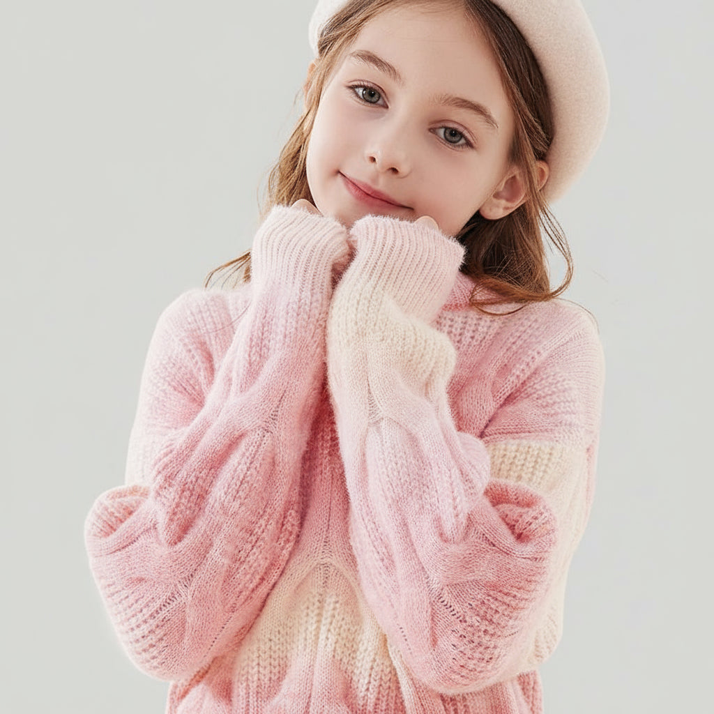 Girls Thick Warm Fashion Sweater