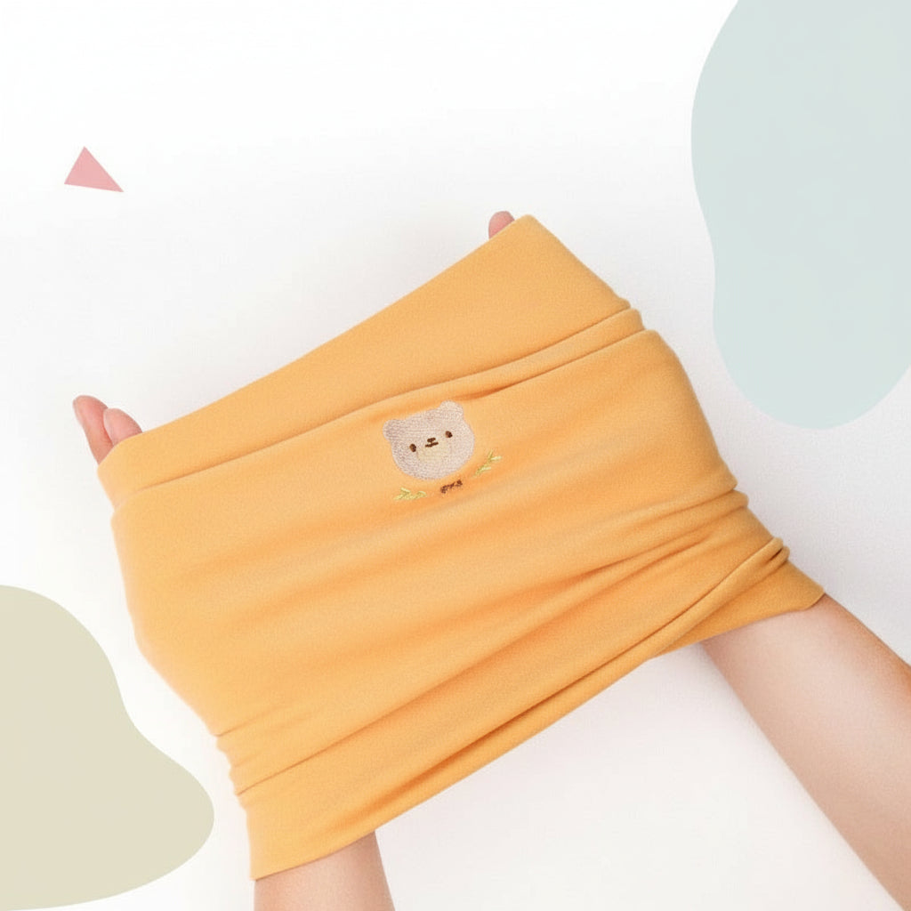 Kinder-Fleece-Pullover, warmer Halsschal