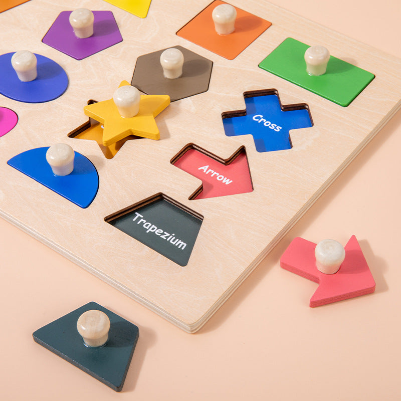 Kids Magnetic Geometric Shape Inset Puzzle