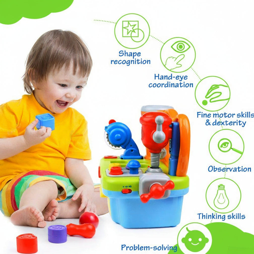 Juego de herramientas de reparación para niños