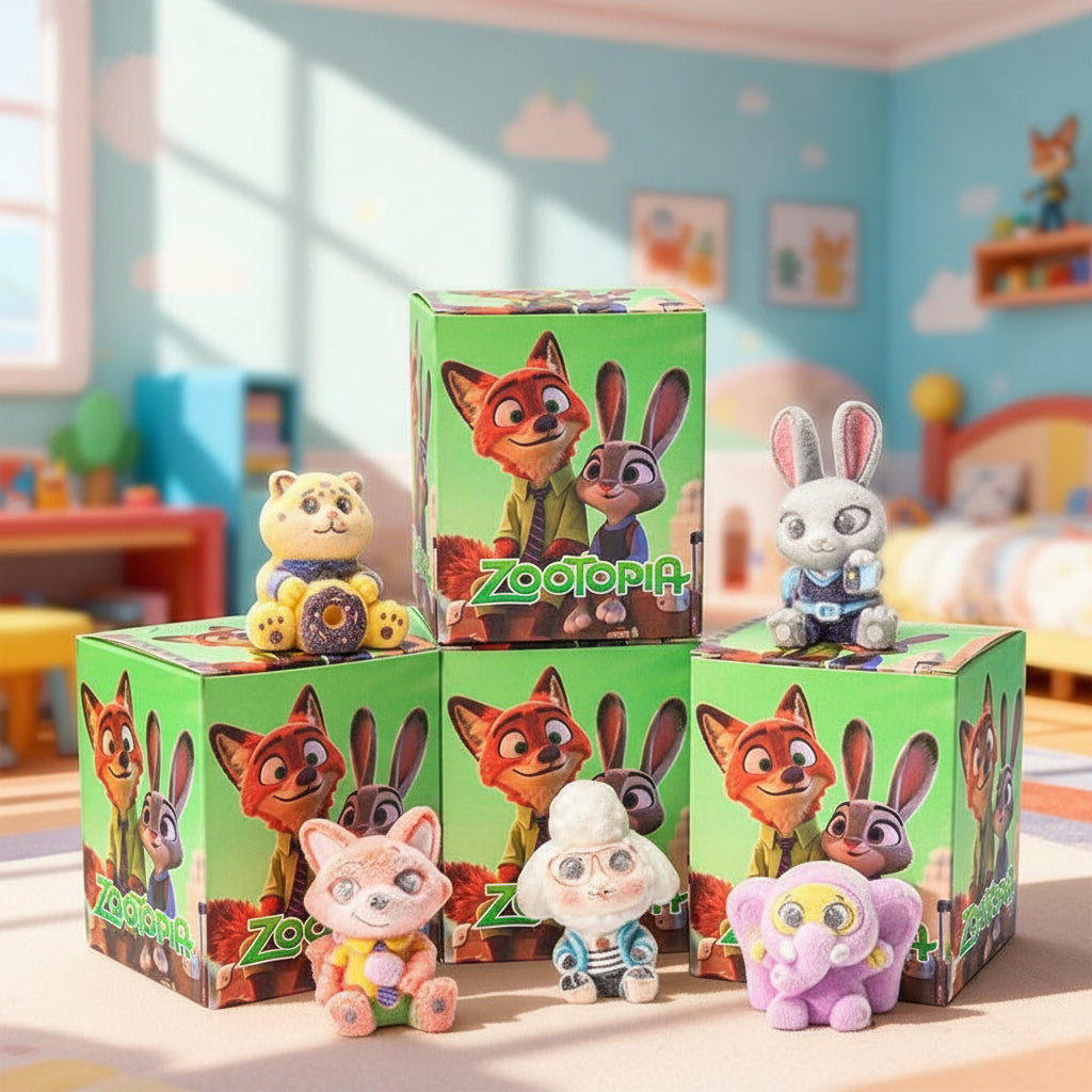 Zootopia Blind Box Schlüsselanhänger Plüschtier