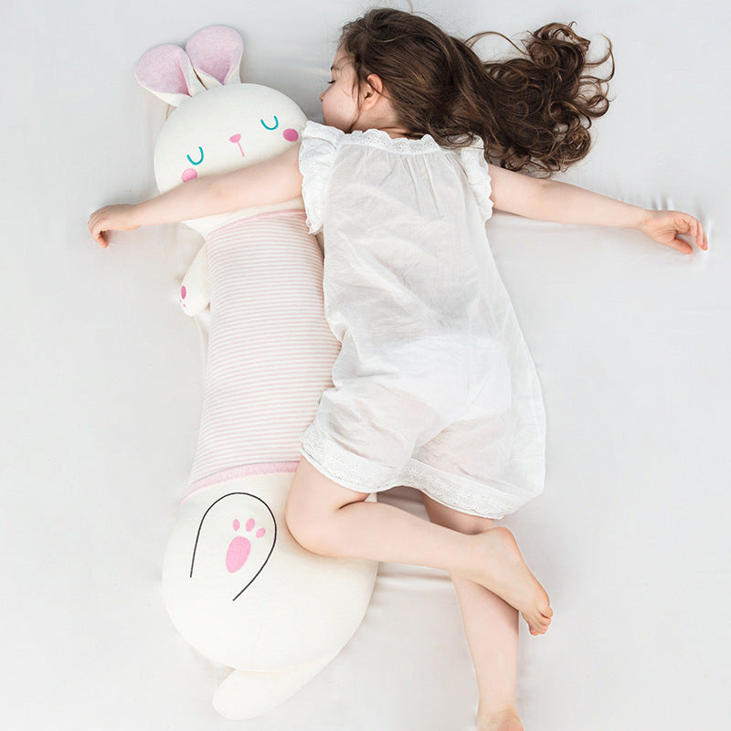 Kids Pure Cotton Rabbit Sleep Pillow Plush Doll