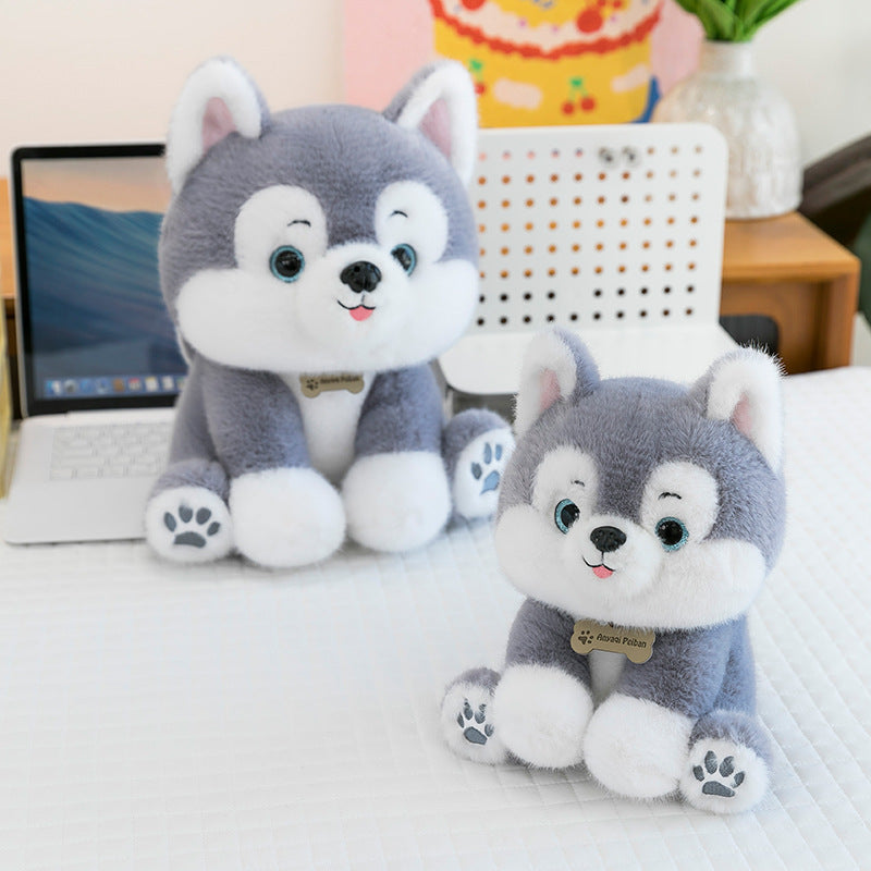 Cute Husky Puppy Plush Doll