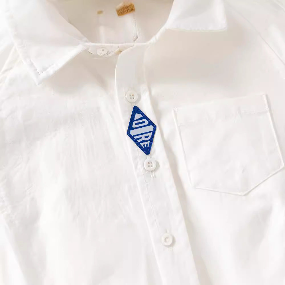 Boys’ Relaxed Casual Cotton Long Sleeve Shirt