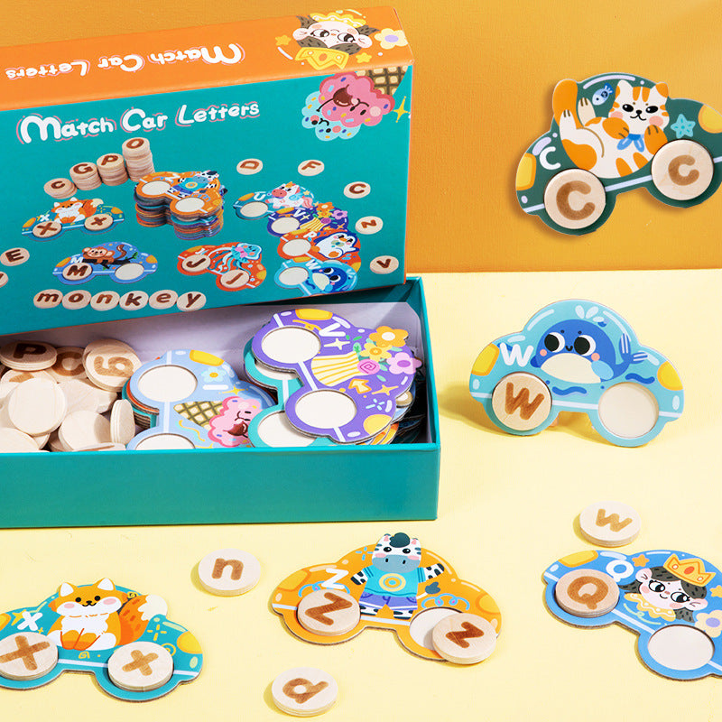 Kids Car Letter Matching Puzzle