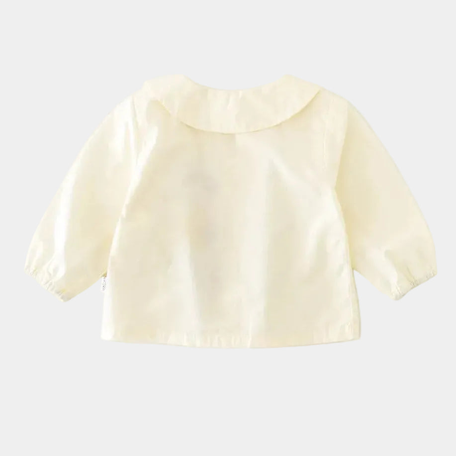 Toddler Girls’ Sweet Bunny Carrot Cotton Shirt