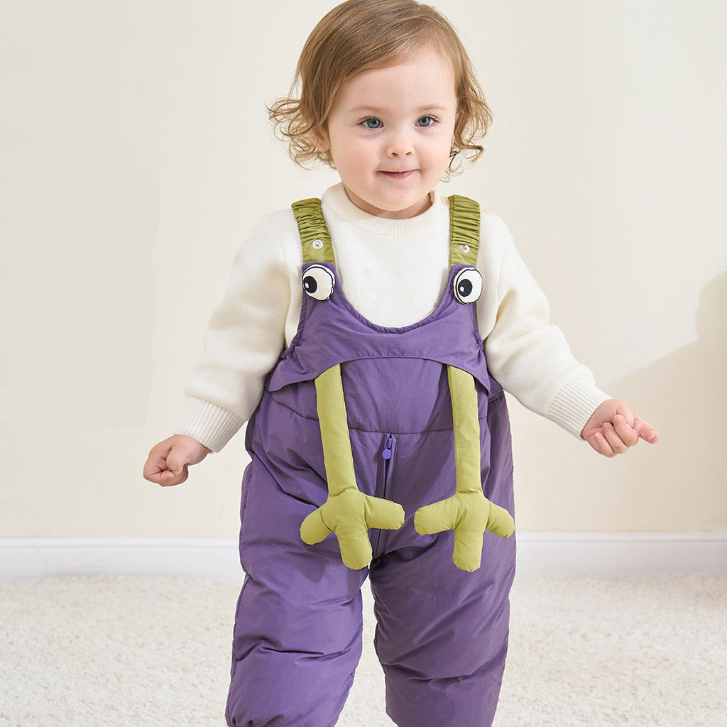 Baby Toddler Thick Warm Cartoon Down Pants