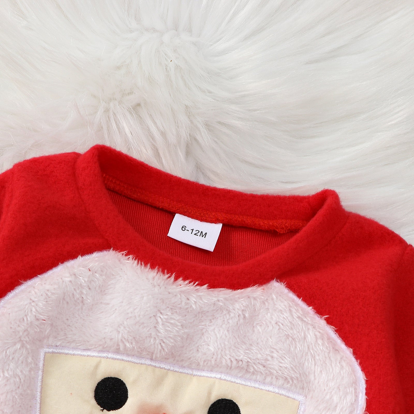 Christmas Kids Fleece Hooded Romper Two Piece Set