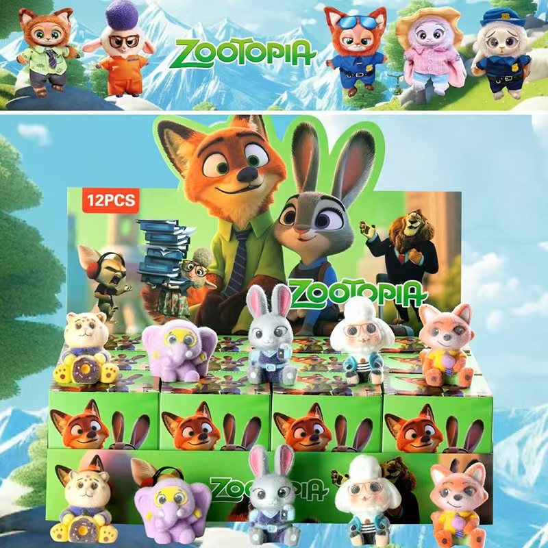 Zootopia Blind Box Schlüsselanhänger Plüschtier