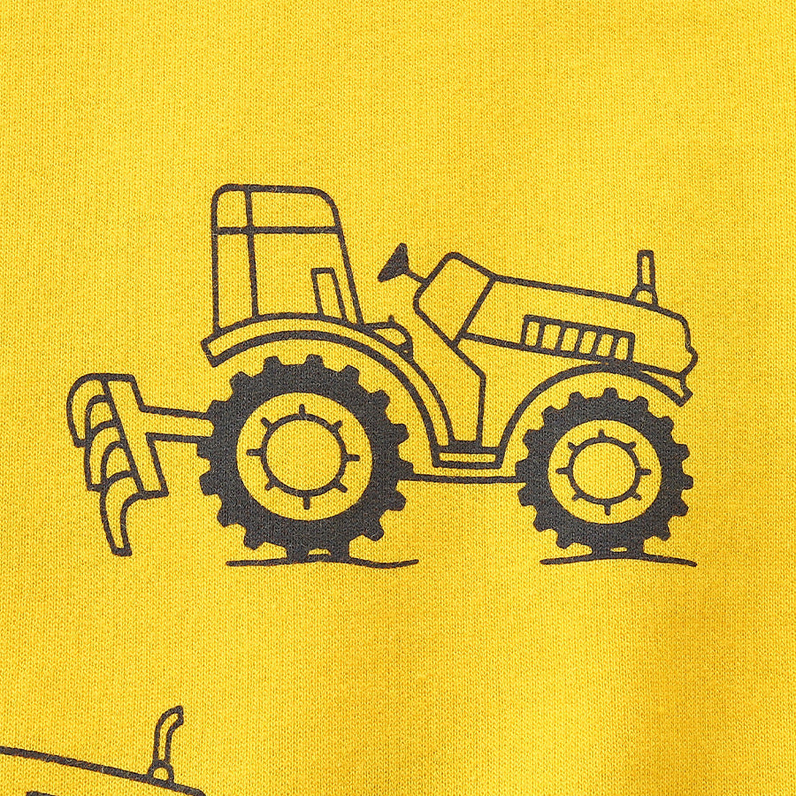 Sudadera moderna con estampado de coches para niño