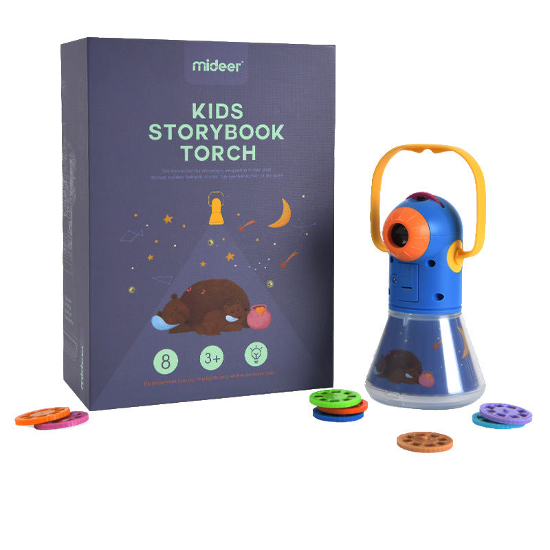 Proyector de cuentos en chino e inglés para niños