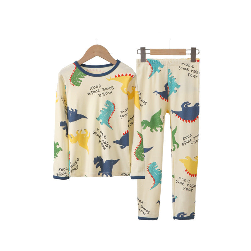 Jungen-Schlafanzug-Set mit Dinosaurier-Motiv