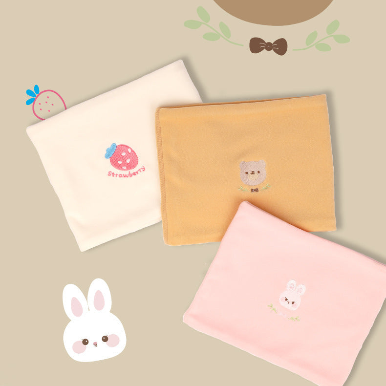 Kinder-Fleece-Pullover, warmer Halsschal