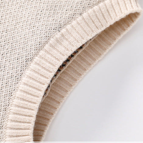Baby Toddler Cartoon Knit Casual Vest