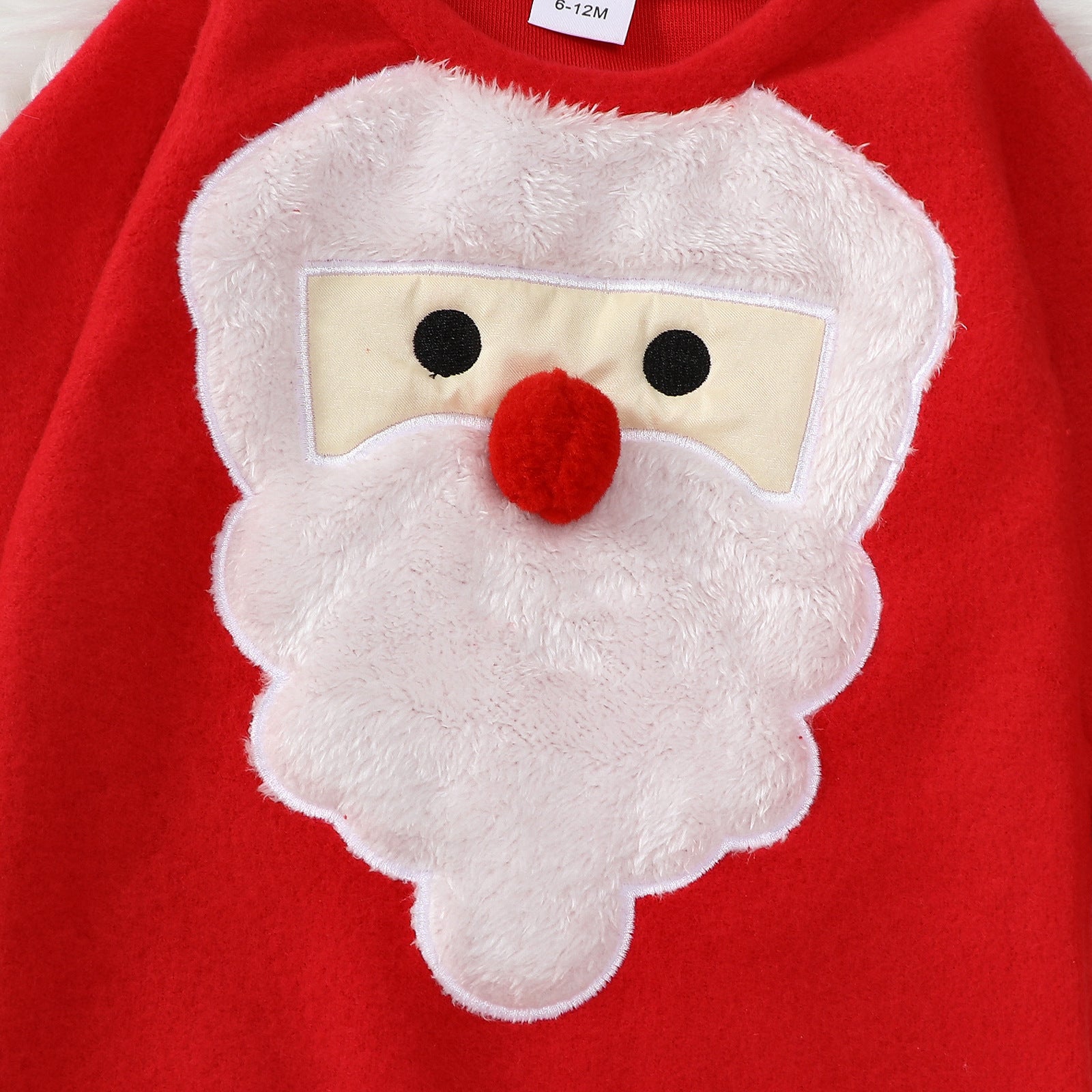 Christmas Kids Fleece Hooded Romper Two Piece Set