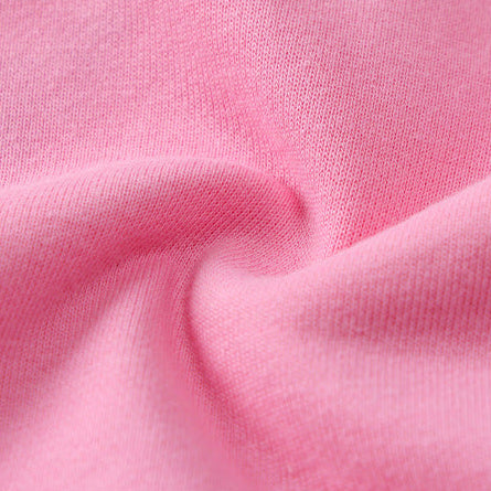 Girls’ Cute Embroidered Cotton Pullover Sweatshirt