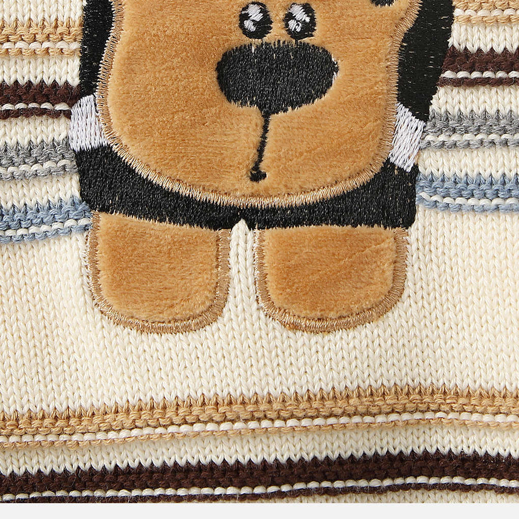 Suéter de punto grueso y cálido con dibujos animados para bebé niño