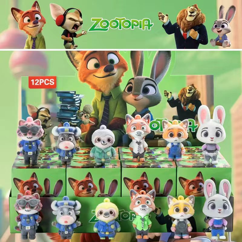 Zootopia Blind Box Schlüsselanhänger Plüschtier