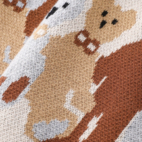 Baby Toddler Cartoon Knit Casual Vest