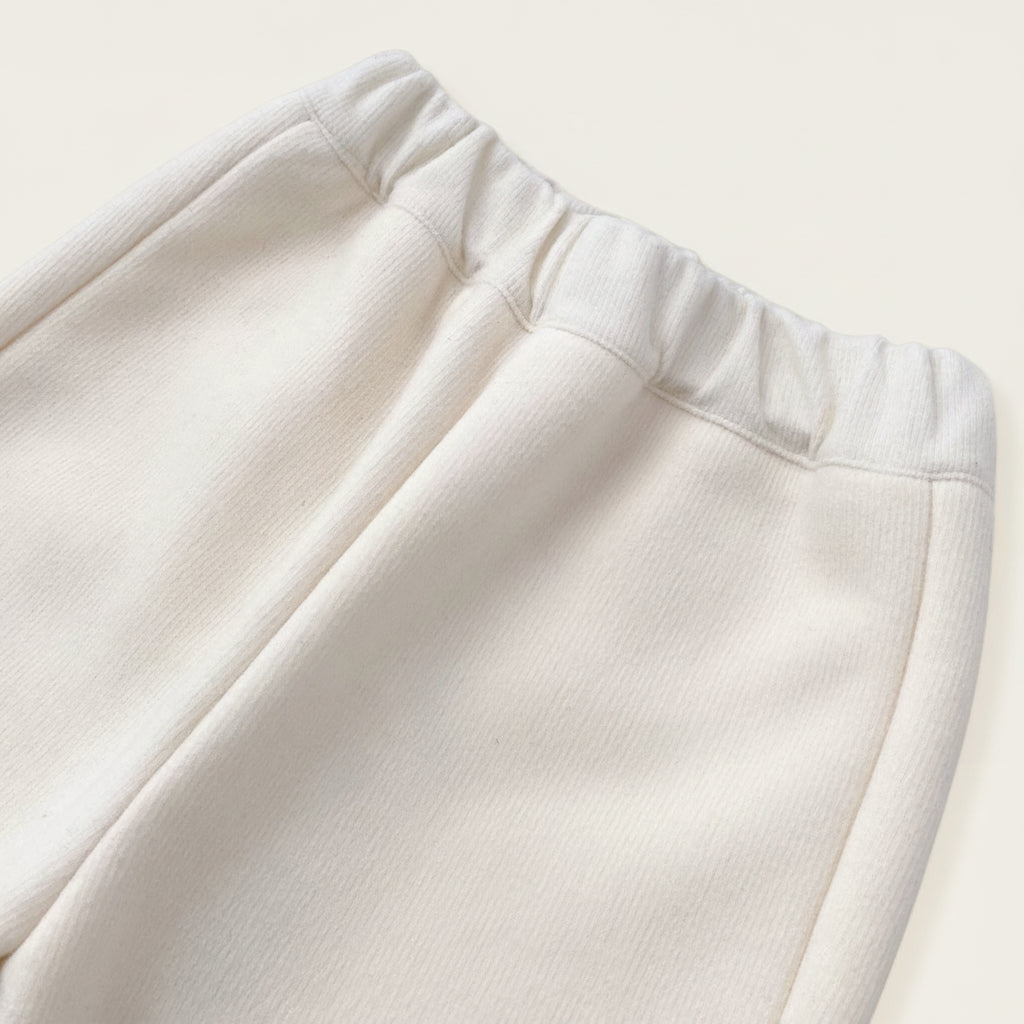 Mädchen Stylische, fleecegefütterte Schlaghose mit dicken Rüschen