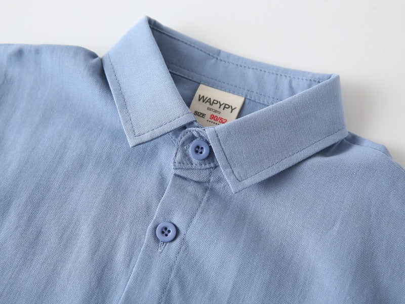 Camisa informal de manga corta con diseño de dinosaurio para niño