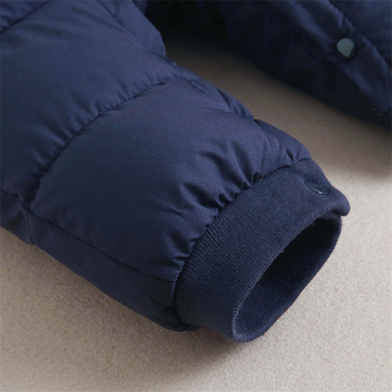 Traje de nieve acolchado grueso de una pieza para bebé