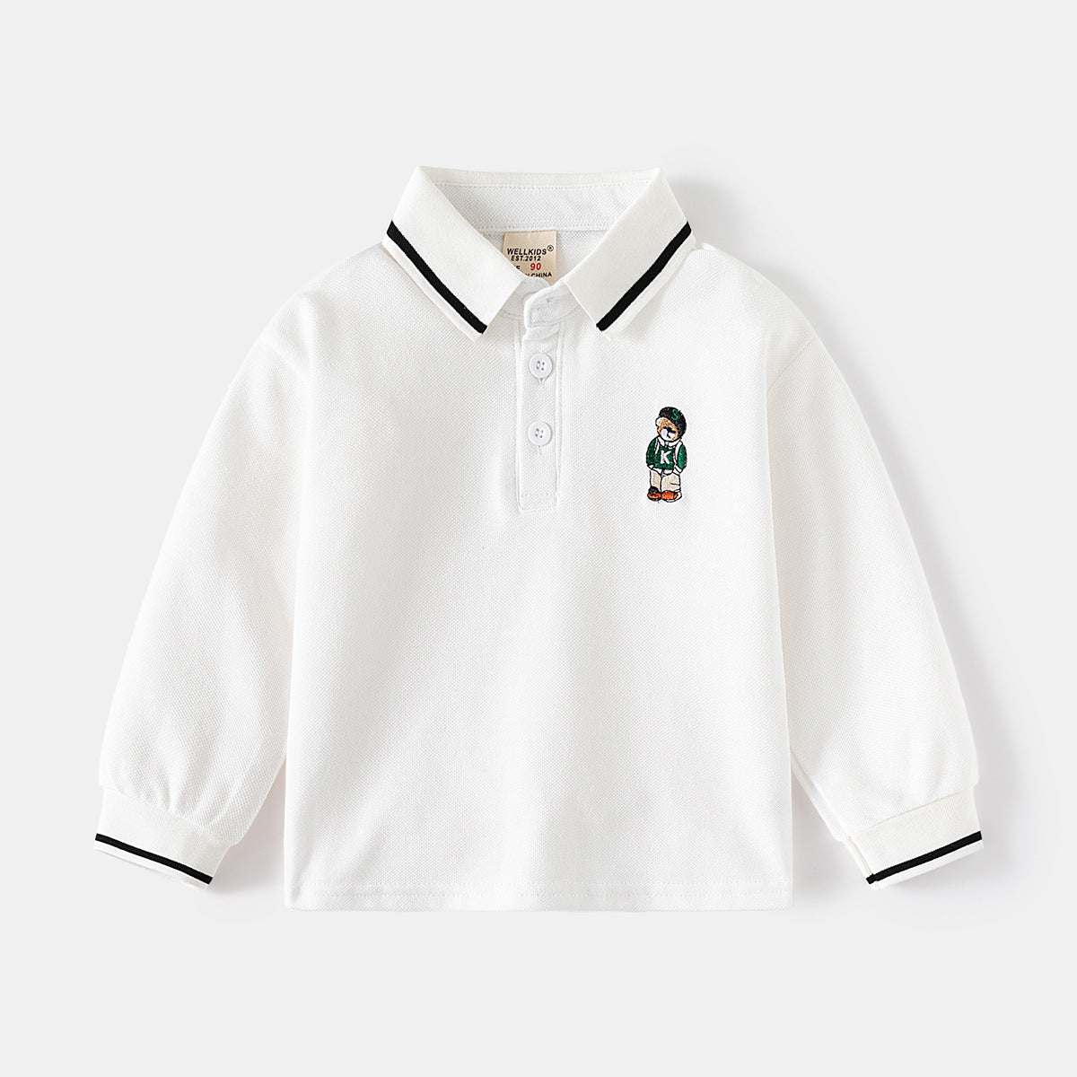 Boys Polo Shirt Baby Collared Top Trendy Kids Clothing
